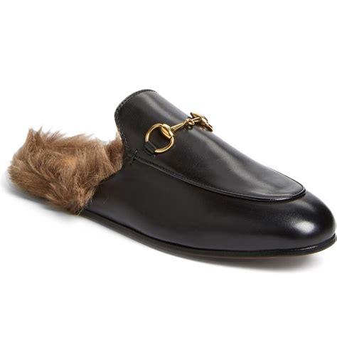 gucci princetown loafers fur|Gucci mule loafer.